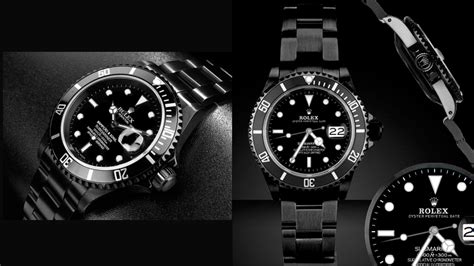 all black submariner Rolex